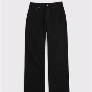 Abercrombie & Fitch Black Straight Jeans